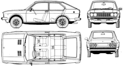 小汽車 FIAT 128 3P Coupe 1978
