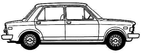 Car FIAT 128 4-Door 1975