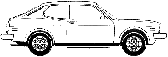 Karozza FIAT 128 Coupe 1979
