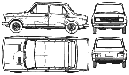 小汽車 FIAT 128 Europa 1.3 (1981)