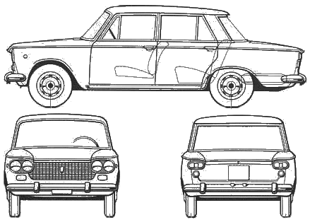 자동차 FIAT 1500 1963