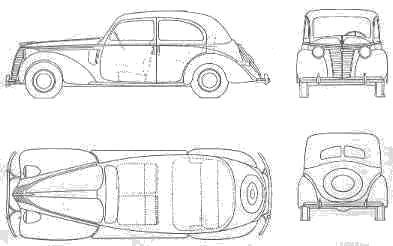 자동차 FIAT 1500 Berlina 1946
