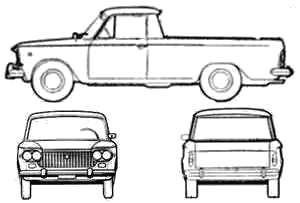 小汽車 FIAT 1500 Multicarga 1965 Argentina