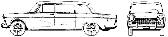 小汽車 FIAT 1800 B Limousine Lombardi 1961