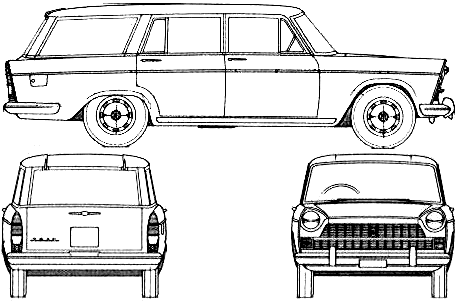 Car FIAT 1800 1959