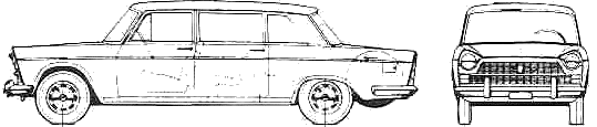Automobilis FIAT 1800 Limousine 1961