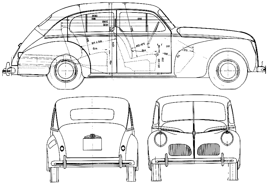 Cotxe FIAT 1900 1941