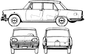 Automobilis FIAT 2100 1961