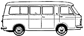 Mašīna FIAT 238 Bus