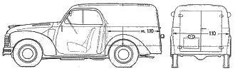 Auto FIAT 500C Station Car 1951