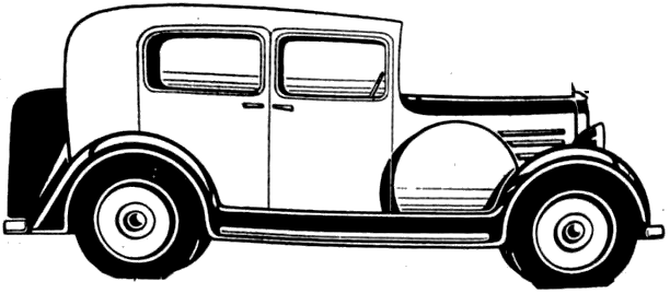 Mašīna FIAT 508 Balilla Berlina 1932