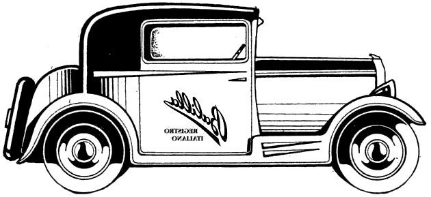Karozza FIAT 508 Balilla Cabriolet 1932