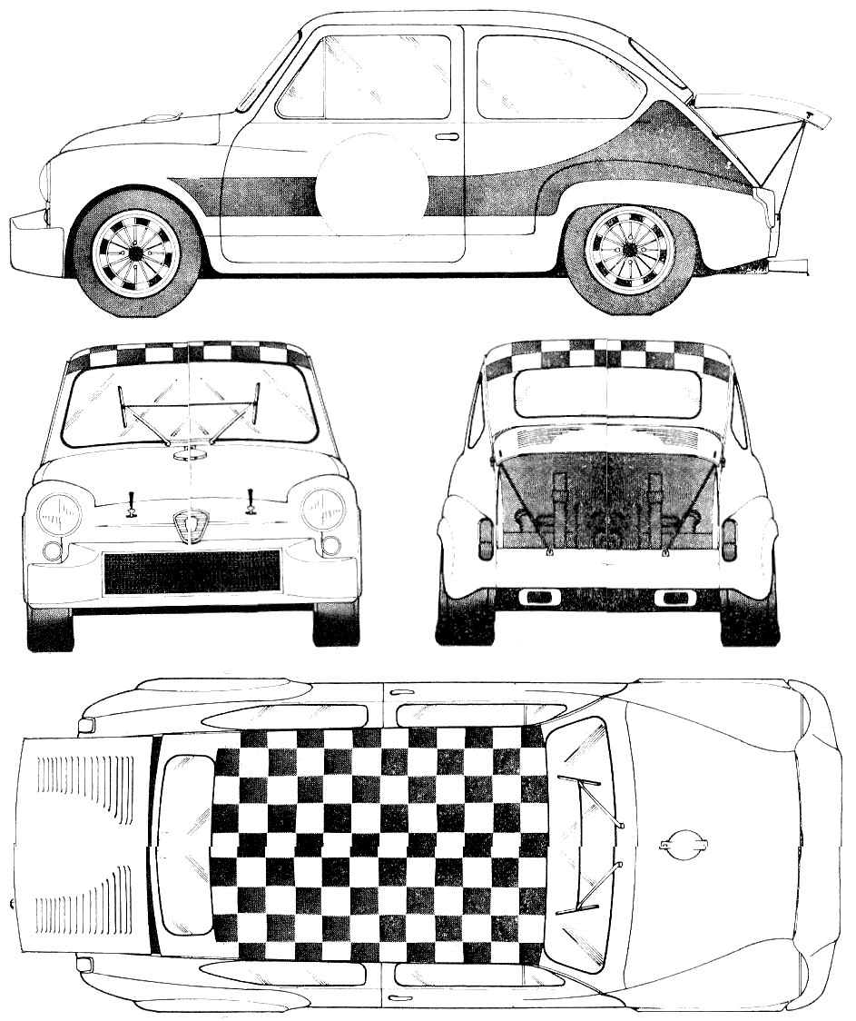 小汽車 FIAT Abarth 1000 TCR