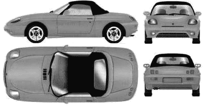 Automobilis FIAT Barchetta 1997