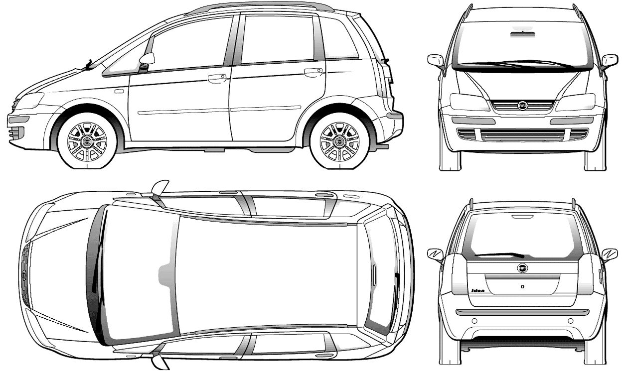Automobilis FIAT Idea 2005