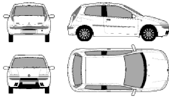 Automobilis FIAT Punto II 3-Door 2003