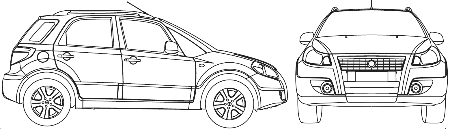 小汽車 FIAT Sedici 2006