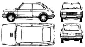 小汽車 FIAT Spacio TRL 1989 Argentina