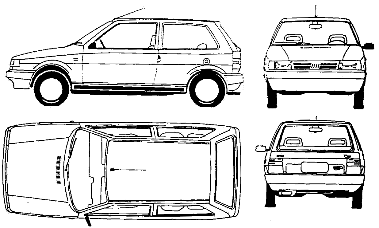 小汽車 FIAT Uno 1992 - Argentina
