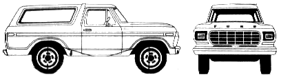 Karozza Ford Bronco 1979