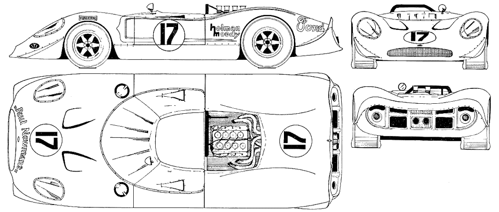 Auto Ford Can Am Tri