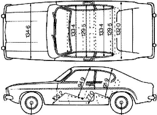 Automobilis Ford E Capri Mk. I