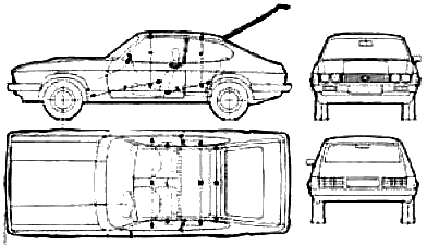 Automobilis Ford E Capri Mk. III