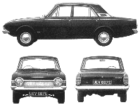 Karozza Ford E Corsair 2000 Deluxe 1967