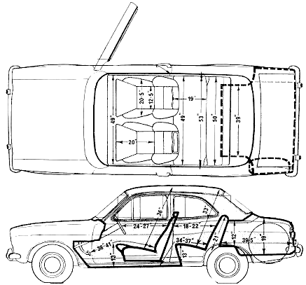 Auto Ford E Escort Mk. I RS2000 1972