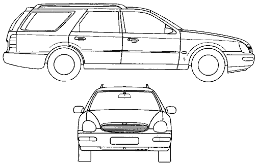 Car Ford E Scorpio Estate 1994