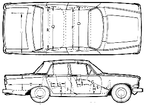 Karozza Ford E Zephyr Mk. III 1964