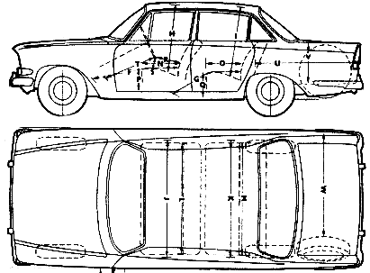 Mašīna Ford E Zodiac 1964 