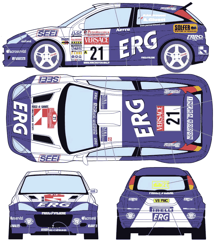 Karozza Ford Focus WRC