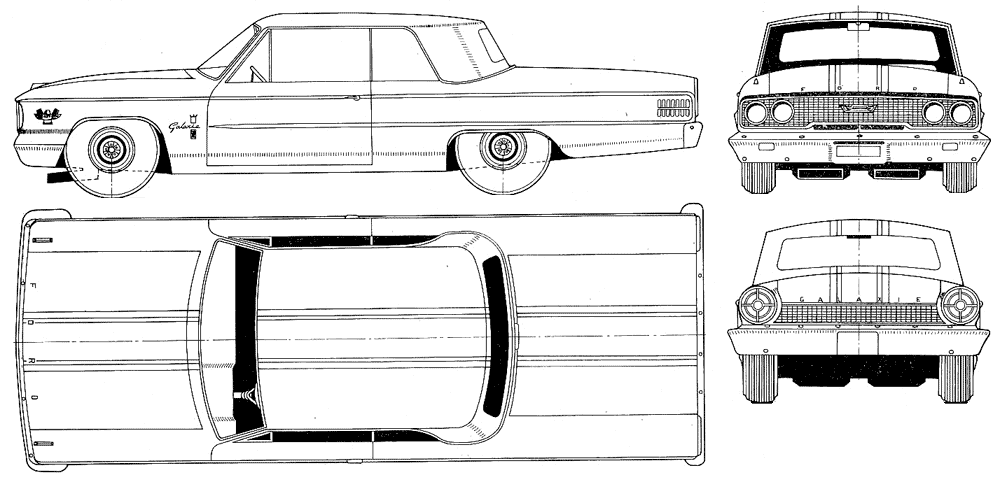 小汽车 Ford Galaxie