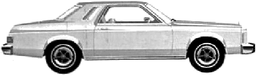 Karozza Ford Granada 2-Door Sedan 1980 