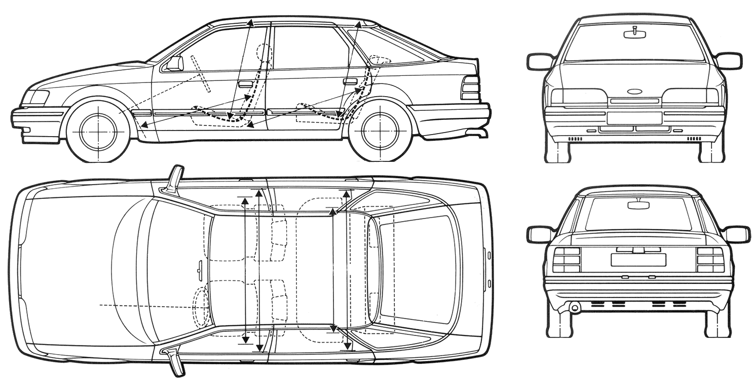 Auto Ford Granada Scorpio
