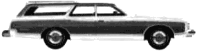 Auto Ford LTD Country Squire Wagon 1975
