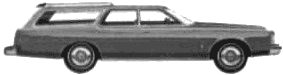 Car Ford LTD Wagon 1975 