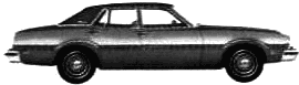 Car Ford Maverick 4-Door Sedan 1975 