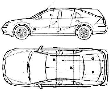 Car Ford Mondeo 2000 