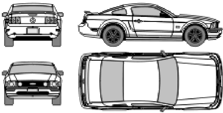 Karozza Ford Mustang 2006 
