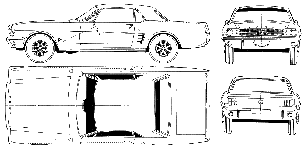 Karozza Ford Mustang 