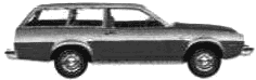 Mašīna Ford Pinto Wagon 1975 