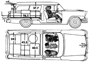 Mašīna Ford Ranch Wagon 1956 