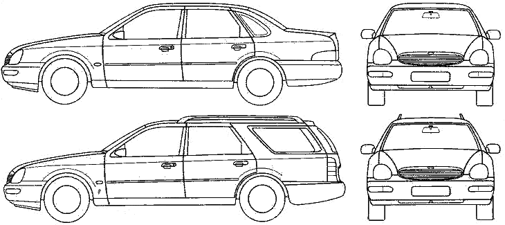 小汽车 Ford Scorpio 1994