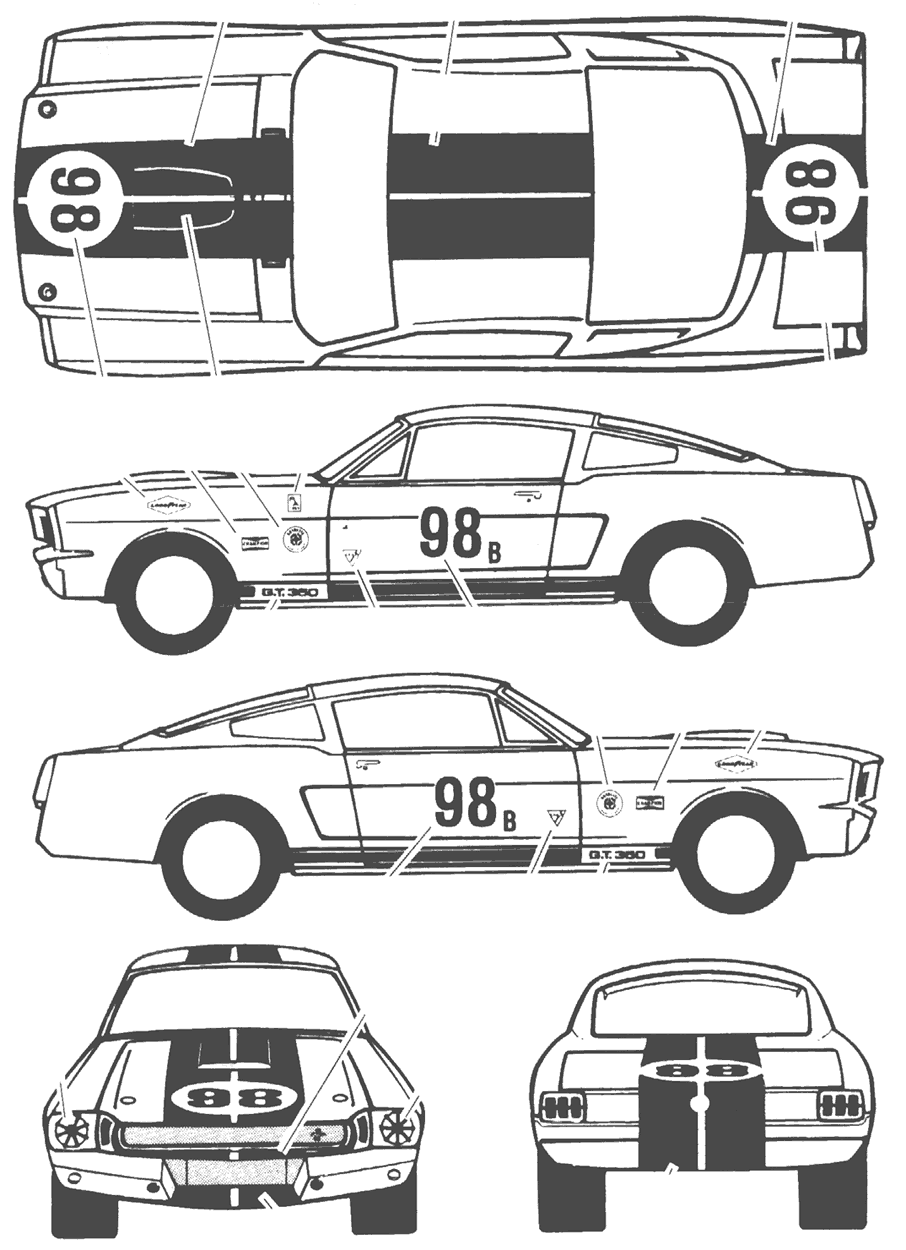 Mašīna Ford Shelby GT 500