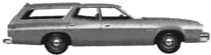Karozza Ford Torino Wagon 1975 