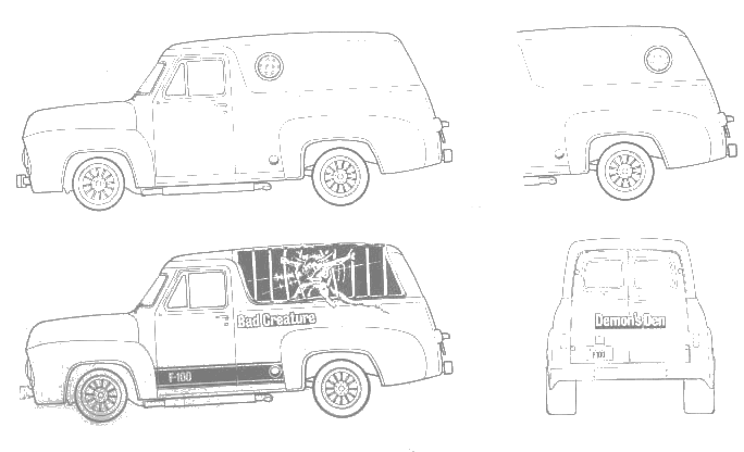 小汽车 Ford Van 