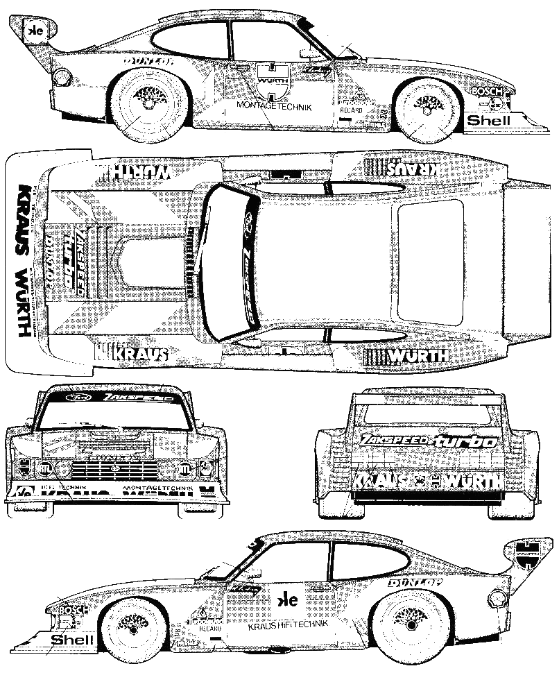 小汽车 Zakspeed Ford II