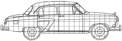 Cotxe GAZ-21 Volga